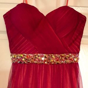 Fuchsia formal dress